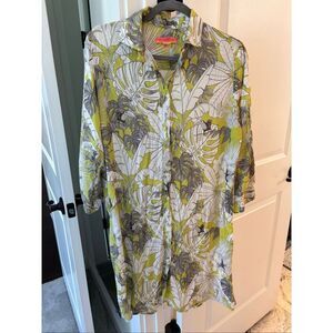 NWOT Vilagallo toucan shirtdress, $218 Sz 44/ US 12 E39